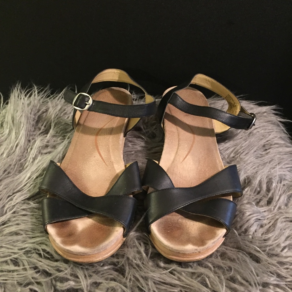 Black Strappy Dansko Sandals